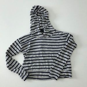 LIGHT WEIGHT STRIPPED SWEATSHIRT